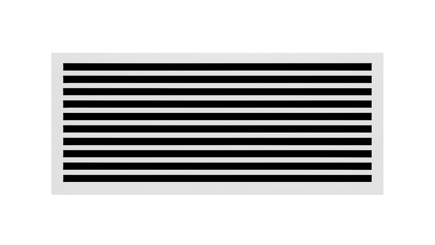 CRYPTIC - 20" Linear Slot Diffuser - 10 Slot - Modern Air Vent Cover for Ceiling, Wall or Floor