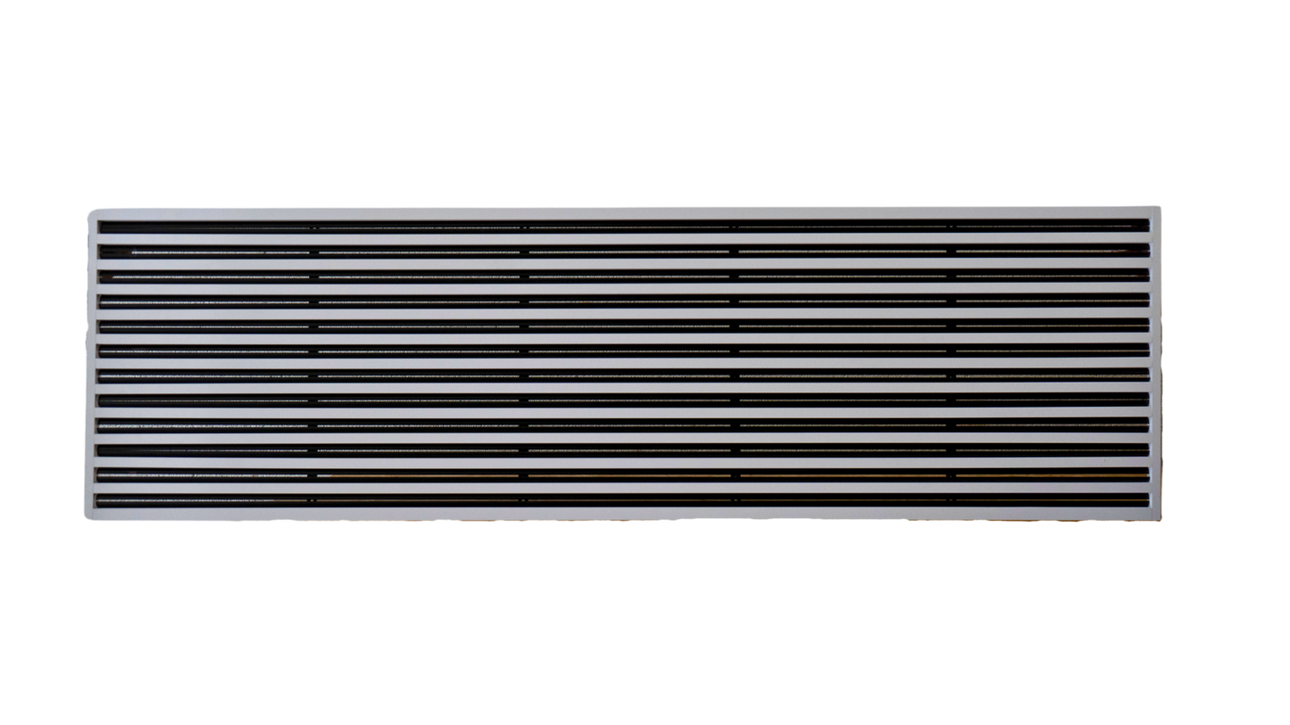 CRYPTIC - 12" Linear Slot Diffuser - 24 Slot - Modern Air Vent Cover for Ceiling, Wall or Floor