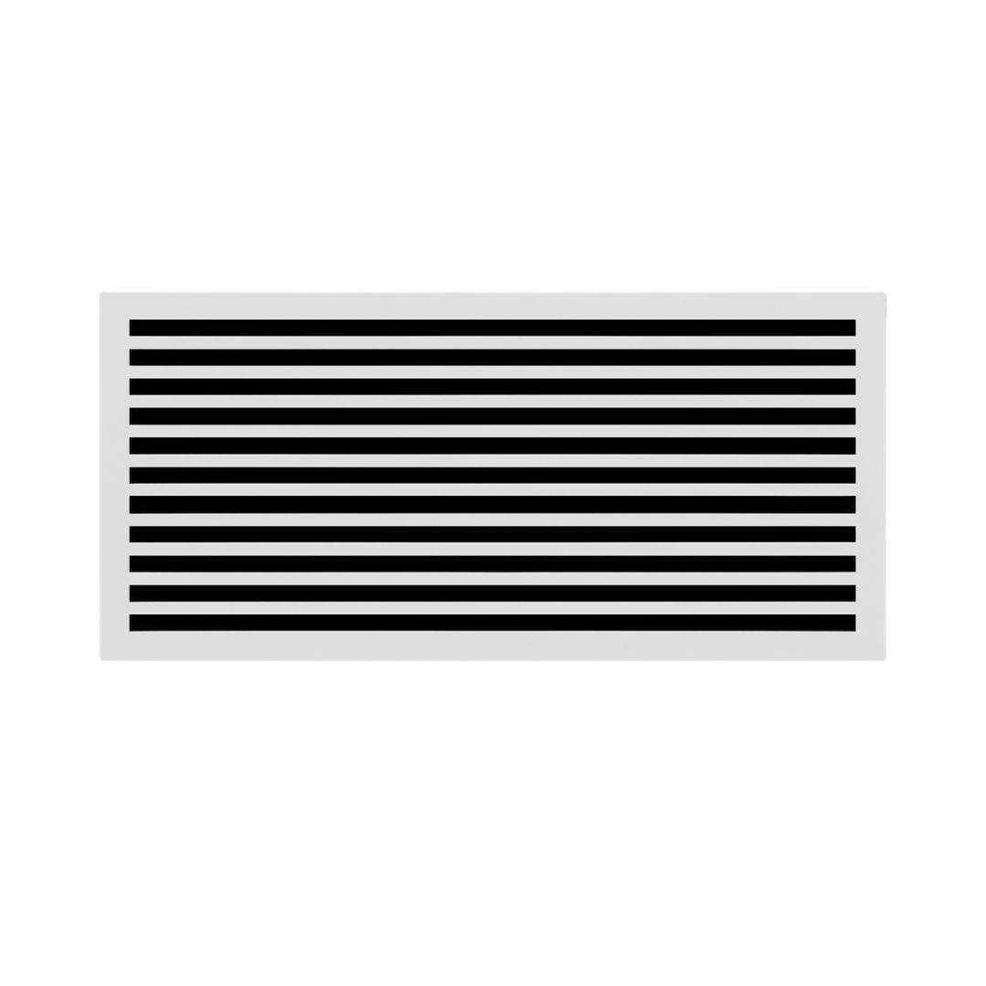 CRYPTIC - 22" Linear Slot Diffuser - 11 Slot - Modern Air Vent Cover for Ceiling, Wall or Floor