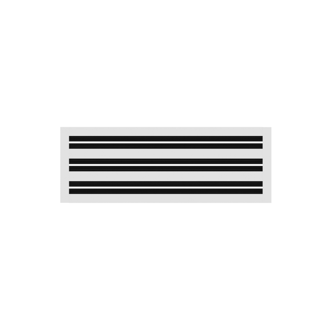 CRYPTIC - 6" Linear Slot Diffuser - 3 Slot - Modern Air Vent Cover for Ceiling, Wall or Floor