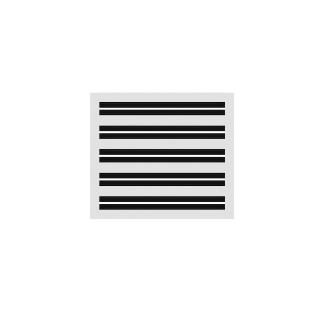 CRYPTIC - 10" Linear Slot Diffuser - 5 Slot - Modern Air Vent Cover for Ceiling, Wall or Floor