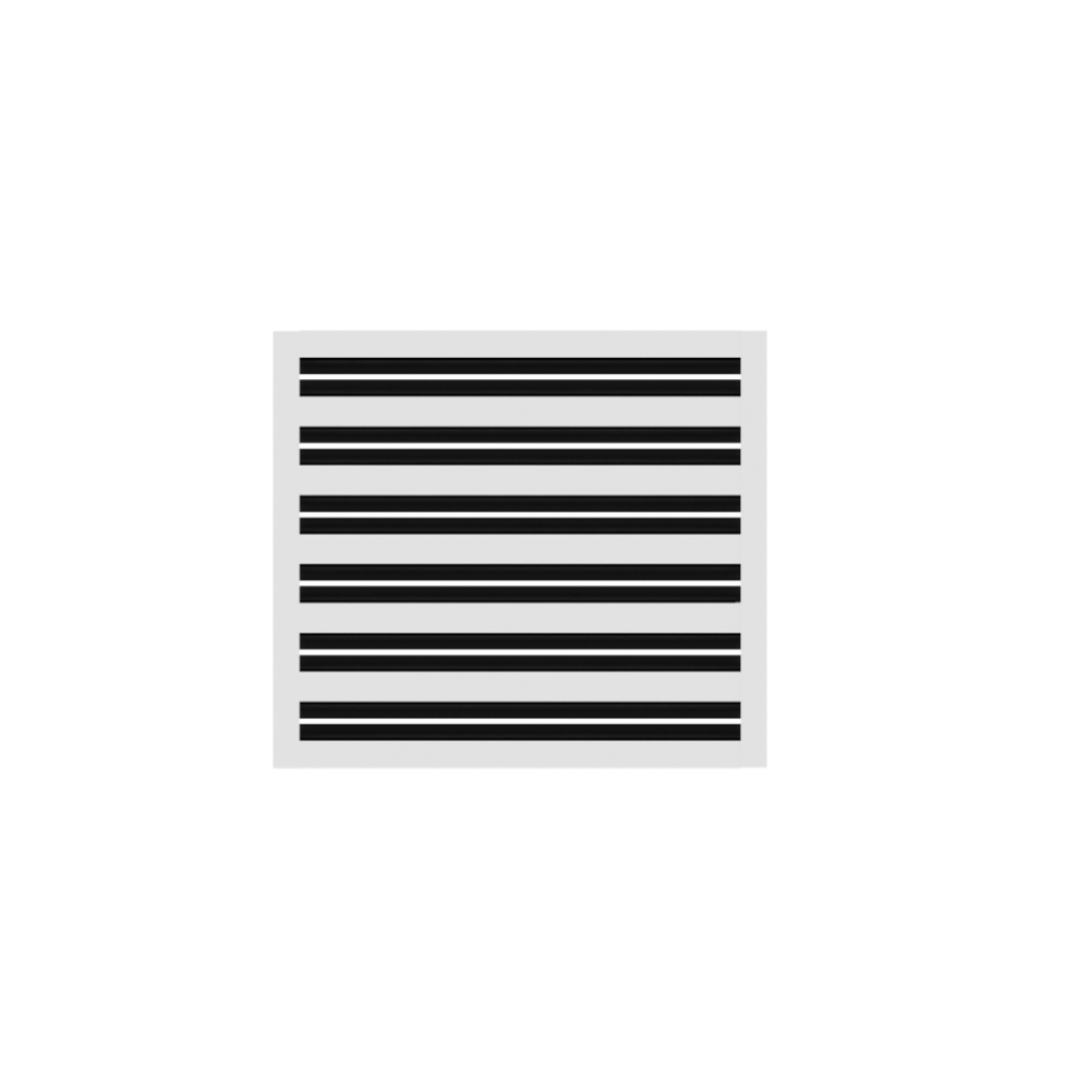CRYPTIC - 12" Linear Slot Diffuser - 6 Slot - Modern Air Vent Cover for Ceiling, Wall or Floor