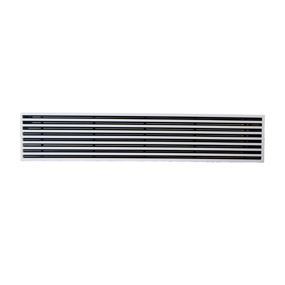 CRYPTIC - 16" Linear Slot Diffuser - 8 Slot - Modern Air Vent Cover for Ceiling, Wall or Floor