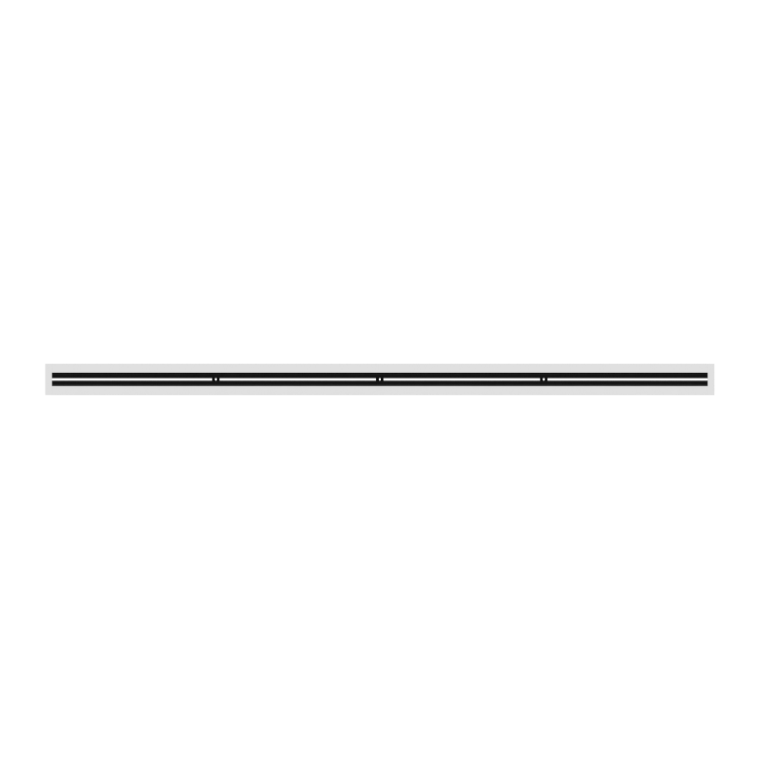 CRYPTIC - 2" Linear Slot Diffuser - 1 Slot - Modern Air Vent Cover for Ceiling, Wall or Floor