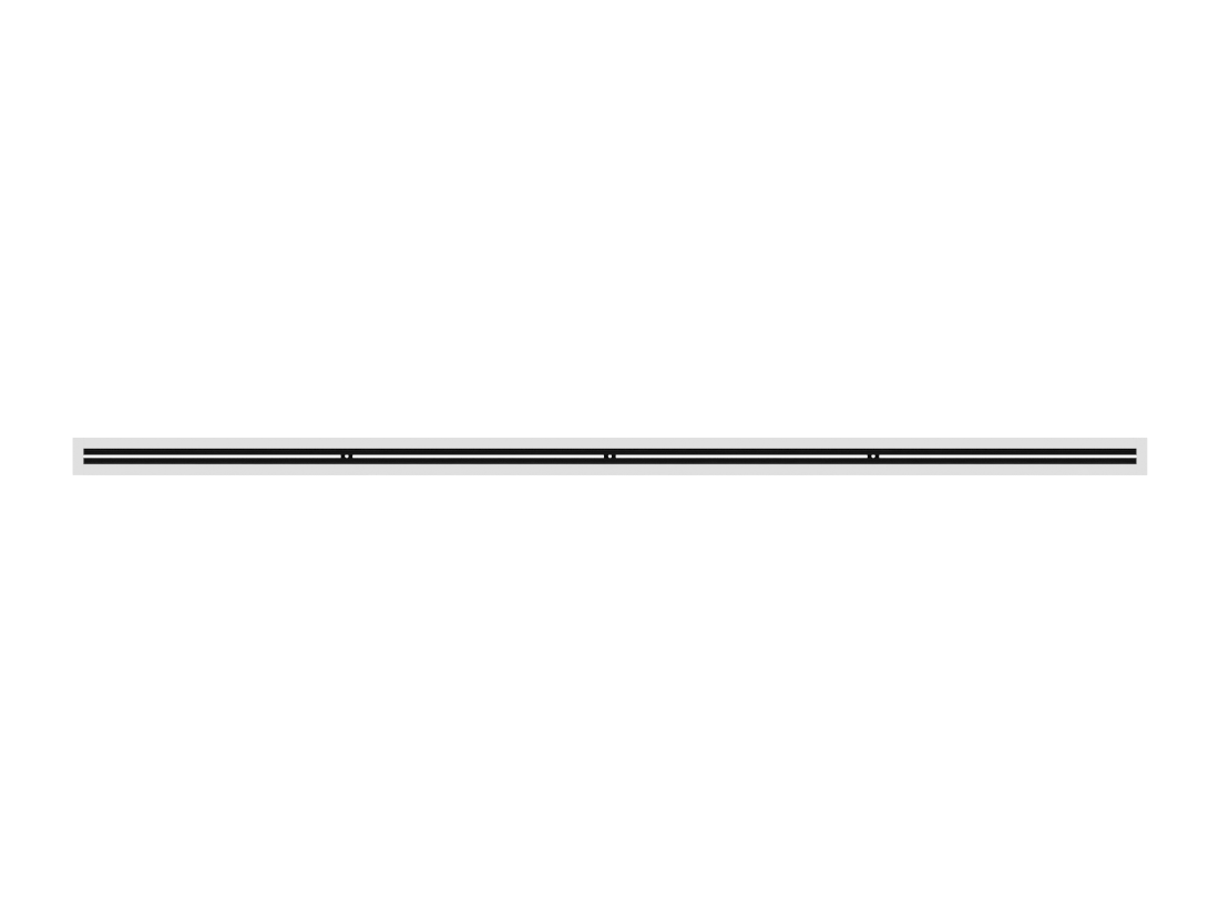 CRYPTIC - 2" Linear Slot Diffuser - 1 Slot - Modern Air Vent Cover for Ceiling, Wall or Floor