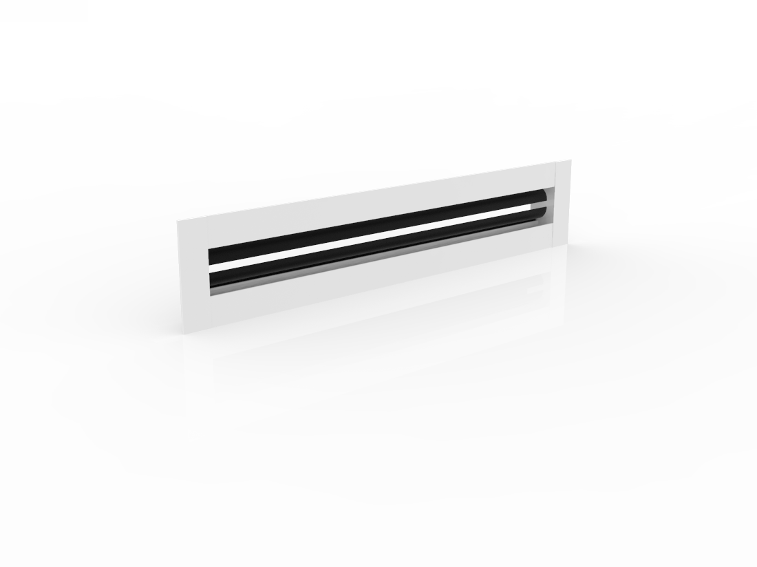 CRYPTIC - 2" Linear Slot Diffuser - 1 Slot - Modern Air Vent Cover for Ceiling, Wall or Floor