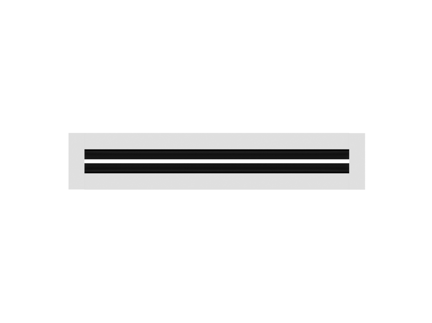 CRYPTIC - 2" Linear Slot Diffuser - 1 Slot - Modern Air Vent Cover for Ceiling, Wall or Floor