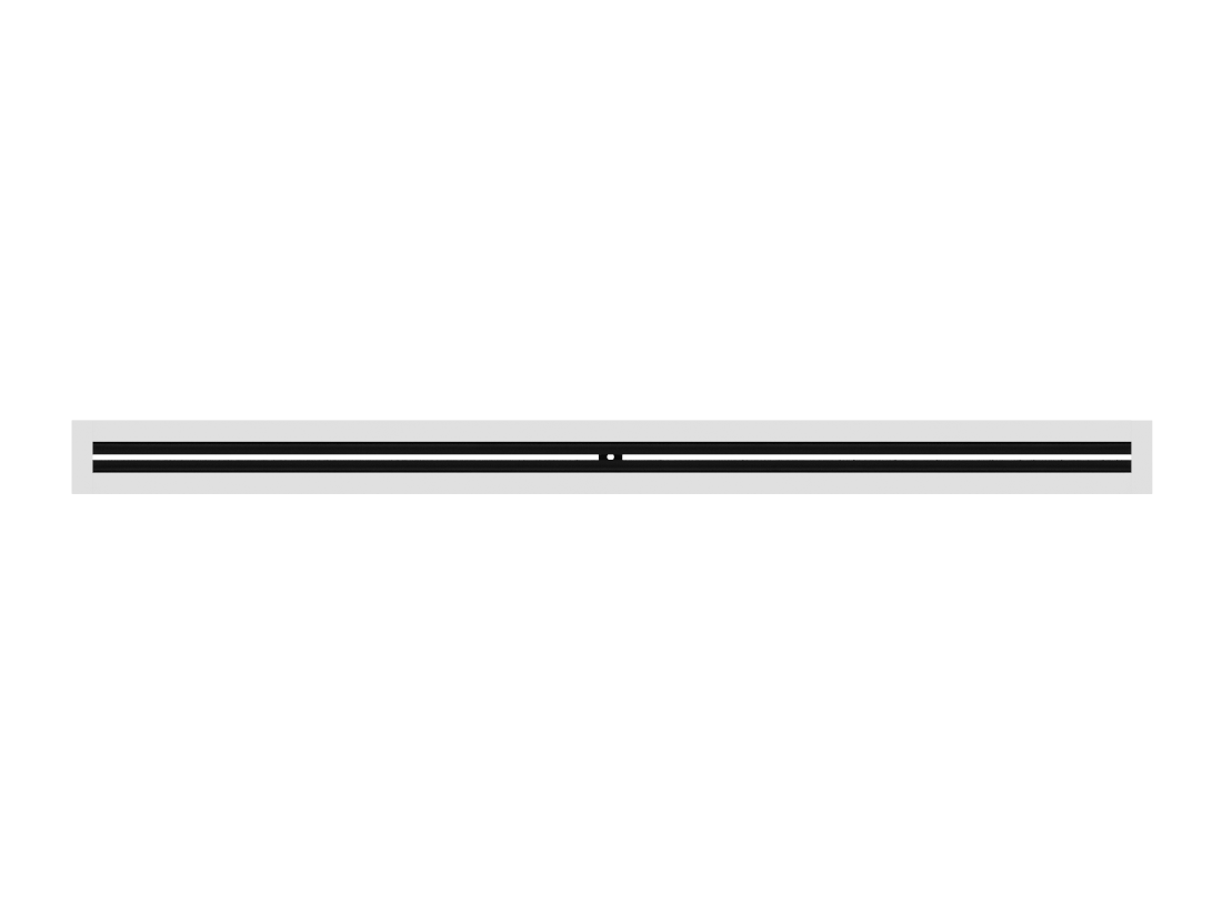 CRYPTIC - 2" Linear Slot Diffuser - 1 Slot - Modern Air Vent Cover for Ceiling, Wall or Floor