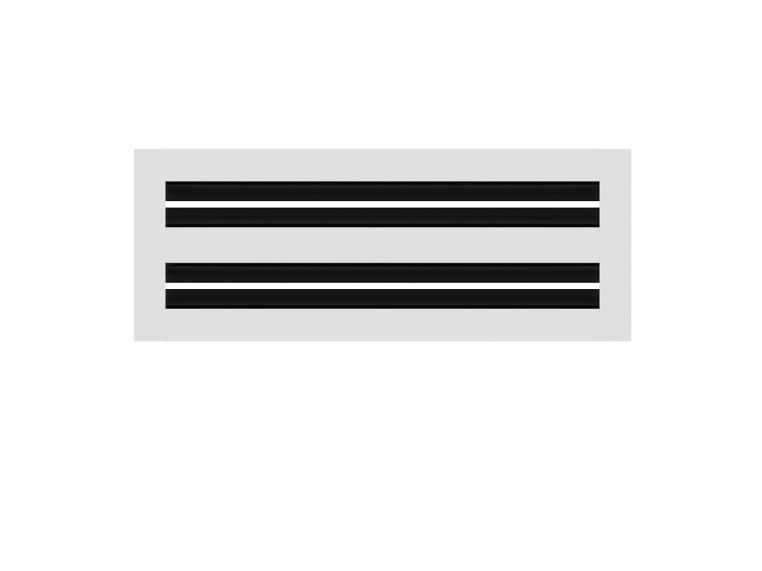 CRYPTIC - 4" Linear Slot Diffuser - 2 Slot - Modern Air Vent Cover for Ceiling, Wall or Floor