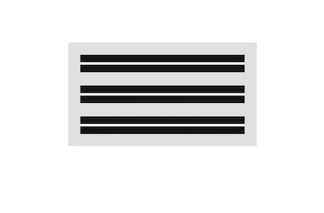 CRYPTIC - 6" Linear Slot Diffuser - 3 Slot - Modern Air Vent Cover for Ceiling, Wall or Floor