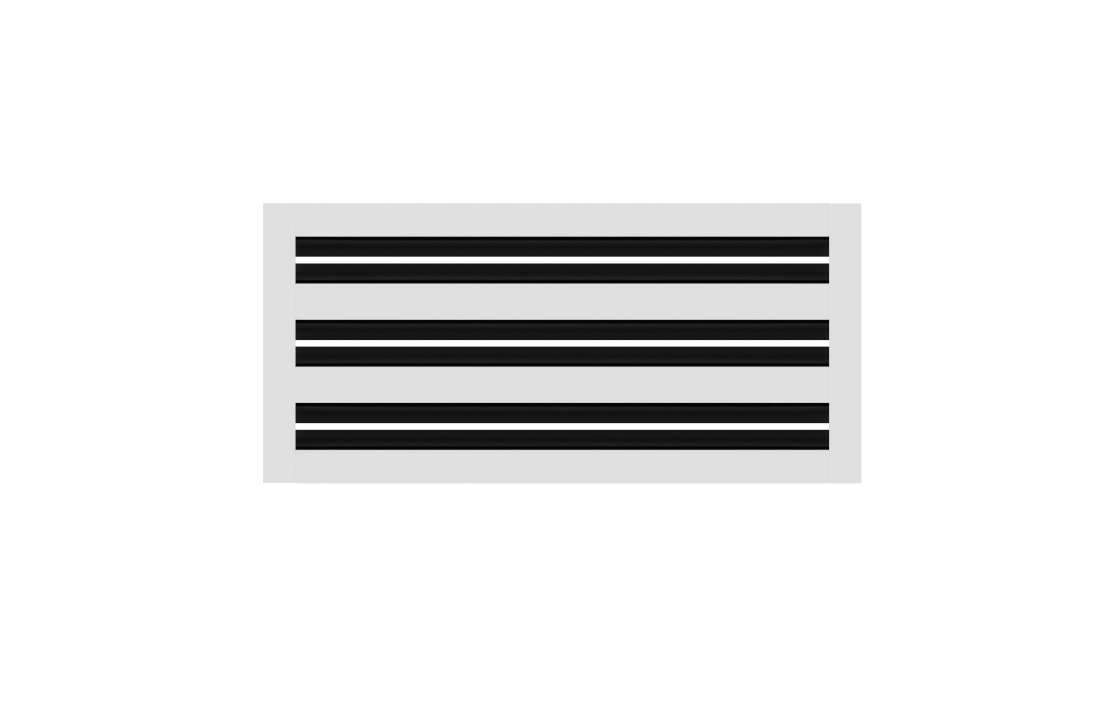 CRYPTIC - 6" Linear Slot Diffuser - 3 Slot - Modern Air Vent Cover for Ceiling, Wall or Floor