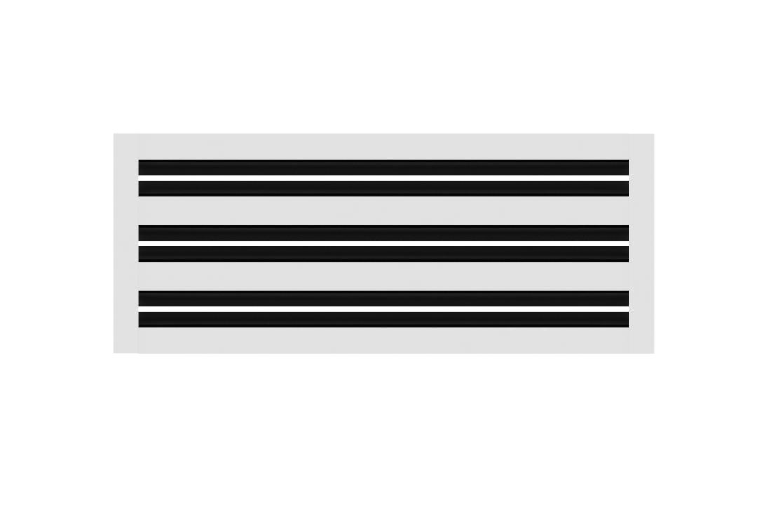 CRYPTIC - 6" Linear Slot Diffuser - 3 Slot - Modern Air Vent Cover for Ceiling, Wall or Floor