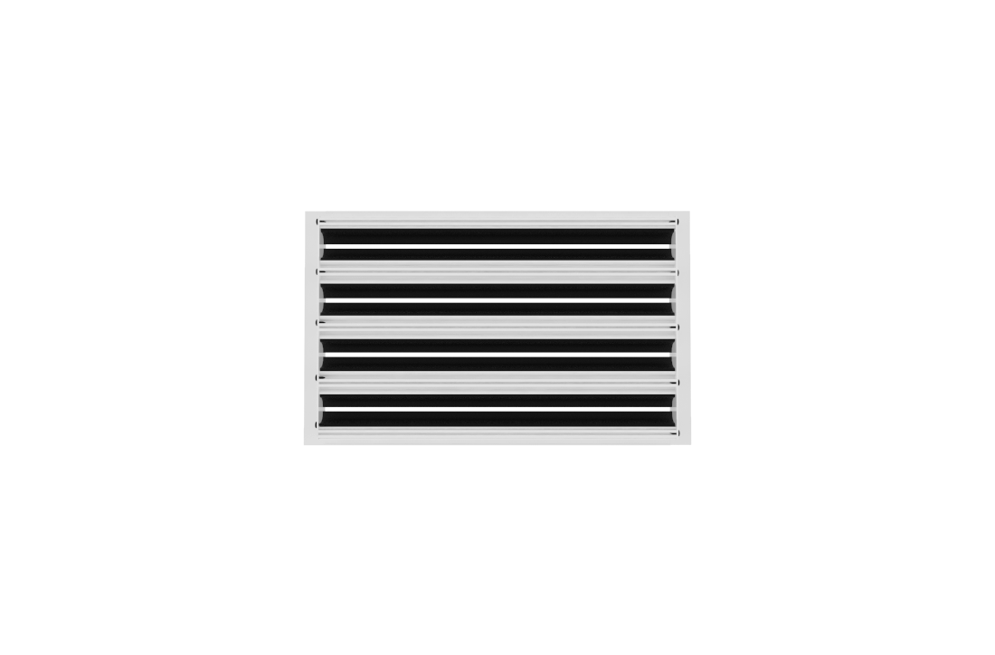 CRYPTIC - 8" Linear Slot Diffuser - 4 Slot - Modern Air Vent Cover for Ceiling, Wall or Floor