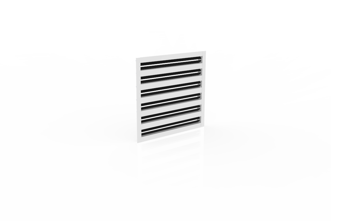 CRYPTIC - 12" Linear Slot Diffuser - 6 Slot - Modern Air Vent Cover for Ceiling, Wall or Floor