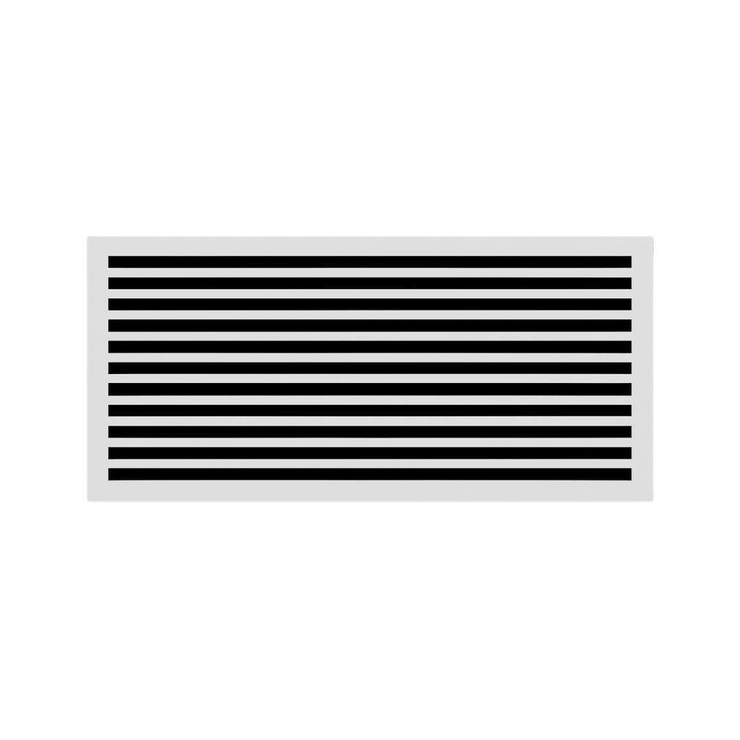 CRYPTIC - 12" Linear Slot Diffuser - 24 Slot -  Modern Air Vent Cover for Ceiling, Wall or Floor