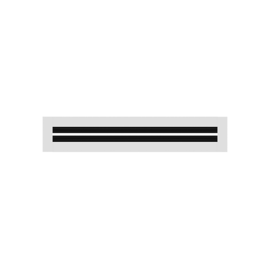 CRYPTIC - 2" Linear Slot Diffuser - 1 Slot -  Modern Air Vent Cover for Ceiling, Wall or Floor