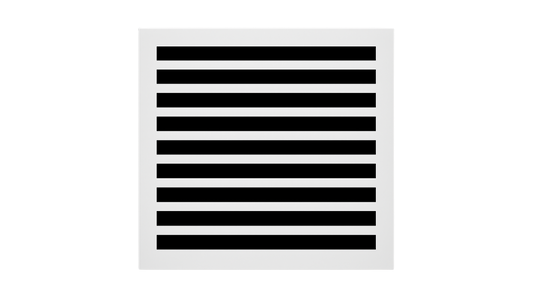CRYPTIC - 18" Linear Slot Diffuser - 9 Slot - Modern Air Vent Cover for Ceiling, Wall or Floor